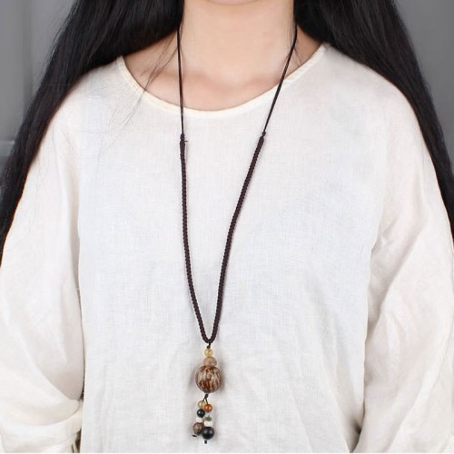 Bodhi Seed Lotus Wisdom Harmony Necklace Bodhi Seed Lotus Wisdom Harmony Necklace