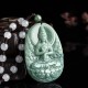 Natural Jade Avalokitesvara Wealth Necklace