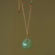 Natural Jade Luck Prosperity Necklace Pendant Natural Jade Luck Prosperity Necklace Pendant