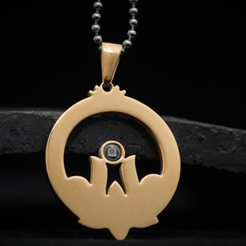 Lotus Titanium Steel Enlightenment Necklace Pendant