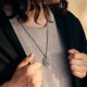 990 Sterling Silver Yin Yang Water Fire Balance Pendant