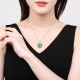 Round Jade Peace Abundance Necklace Pendant