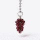 Garnet Red Agate Black Onyx Protection Necklace Pendant