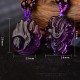 Amethyst Citrine Nine-Tailed Fox Luck Necklace Pendant Amethyst Citrine Nine-Tailed Fox Luck Necklace Pendant
