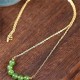 14K Gold Plated Hetian Cyan Jade Luck Necklace 14K Gold Plated Hetian Cyan Jade Luck Necklace