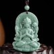 Four-armed Avalokitesvara Jade Amulet Necklace Four-armed Avalokitesvara Jade Amulet Necklace