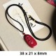 Laughing Buddha Yin Yang Cinnabar Blessing Necklace