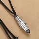 Nine-Eye Dzi Bead Auspicious Clouds Necklace Pendant Nine-Eye Dzi Bead Auspicious Clouds Necklace Pendant