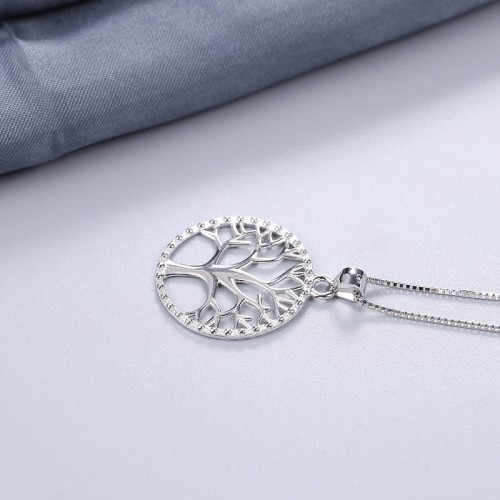 Tree of Life Sterling Silver Creation Necklace Pendant Tree of Life Sterling Silver Creation Necklace Pendant