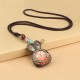 Tibet Ebony Five God of Wealth Necklace