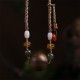 Agarwood Bead Luck Strength Necklace Pendant