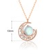 925 Silver Moonstone Love Necklace Pendant 925 Silver Moonstone Love Necklace Pendant