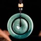 Jade Peace Buckle Luck Prosperity Pendant
