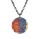 999 Sterling Silver Half Demon Half Buddha Compassion Necklace 999 Sterling Silver Half Demon Half Buddha Compassion Necklace