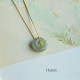 Round Jade Peace Buckle Luck Necklace Pendant Round Jade Peace Buckle Luck Necklace Pendant