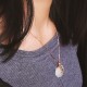 Sterling Silver White Jade Blessing Necklace Pendant Sterling Silver White Jade Blessing Necklace Pendant
