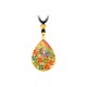 Colorful Phoenix Flower Strength Necklace