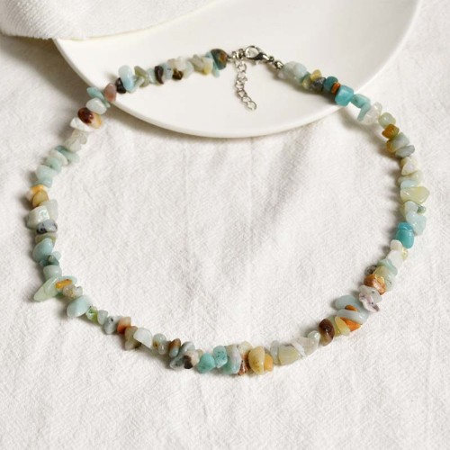 Natural Crystal Stone Luck Necklace Pendant Natural Crystal Stone Luck Necklace Pendant