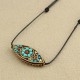 Tibetan Turquoise Bead Protection Necklace Tibetan Turquoise Bead Protection Necklace