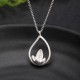Sterling Silver Lotus Flower Enlightenment Necklace Sterling Silver Lotus Flower Enlightenment Necklace