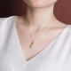 925 Silver Plated Gold Hetian Jade Magnolia Abundance Pendant