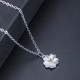 Sterling Silver Cherry Blossom Blessing Necklace Pendant Sterling Silver Cherry Blossom Blessing Necklace Pendant