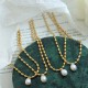 Pearl Bead Peace Necklace Pendant Pearl Bead Peace Necklace Pendant