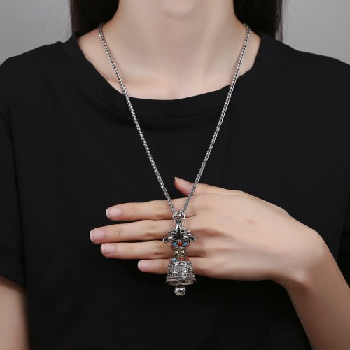 Tibetan Om Mani Padme Hum Vajra Strength Pendant