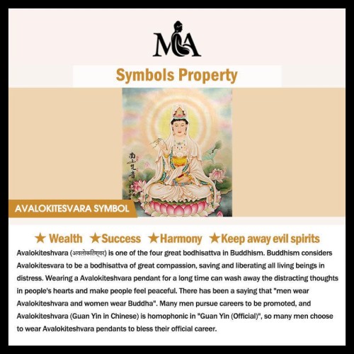 Tibetan Avalokitesvara Liuli Crystal Wealth Necklace Tibetan Avalokitesvara Liuli Crystal Wealth Necklace
