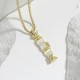 Chalcedony Bamboo Harmony Necklace
