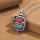 Koi Lotus Copper Coins Ghau Prayer Box Necklace Koi Lotus Copper Coins Ghau Prayer Box Necklace