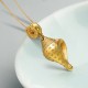 Sterling Silver Shankha Conch Shell Lucky Necklace Pendant Sterling Silver Shankha Conch Shell Lucky Necklace Pendant