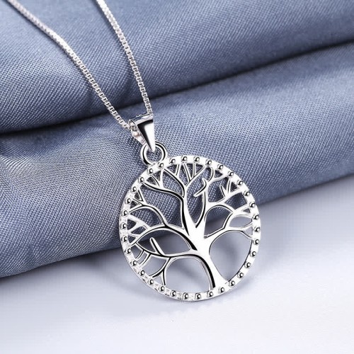 Tree of Life Sterling Silver Creation Necklace Pendant Tree of Life Sterling Silver Creation Necklace Pendant