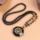 Bagua Yin Yang Black Obsidian Beaded Necklace Bagua Yin Yang Black Obsidian Beaded Necklace