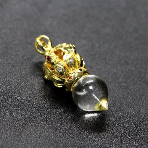 Tibetan Dorje Vajra Lotus Liuli Strength Necklace Pendant Tibetan Dorje Vajra Lotus Liuli Strength Necklace Pendant