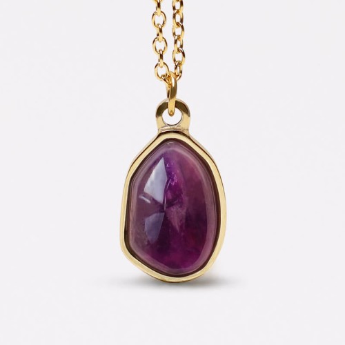 Green Aventurine Amethyst Rose Quartz Necklace