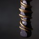 Tibet Ebony Wood Copper Peace Necklace Tibet Ebony Wood Copper Peace Necklace