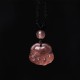 Strawberry Quartz Cat Paw Healing Necklace Strawberry Quartz Cat Paw Healing Necklace