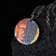 999 Sterling Silver Half Demon Half Buddha Compassion Necklace 999 Sterling Silver Half Demon Half Buddha Compassion Necklace