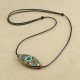 Tibetan Turquoise Bead Protection Necklace Tibetan Turquoise Bead Protection Necklace