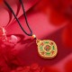 Love Heart Copper Wealth Necklace Pendant