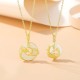 Dragon Jade Golden Dragon Peace Necklace Pendant Dragon Jade Golden Dragon Peace Necklace Pendant