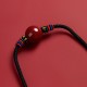 Cinnabar Bead Blessing Necklace Pendant Cinnabar Bead Blessing Necklace Pendant