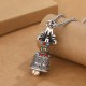 Tibetan Om Mani Padme Hum Vajra Strength Pendant