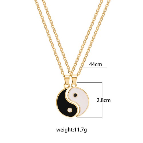 Yin Yang Hematite Pendant Necklace Yin Yang Hematite Pendant Necklace