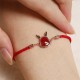 925 Sterling Silver Year of the Dragon Red Agate Necklace 925 Sterling Silver Year of the Dragon Red Agate Necklace