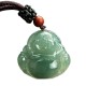 Laughing Buddha Jade Abundance Pendant