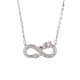 Sterling Silver Year of the Dragon Endless Knot Necklace Sterling Silver Year of the Dragon Endless Knot Necklace