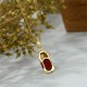 Natural Garnet Pixiu Fortune Necklace Natural Garnet Pixiu Fortune Necklace