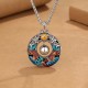 Dragon Year Colorful Bead Copper Protection Necklace Pendant Dragon Year Colorful Bead Copper Protection Necklace Pendant